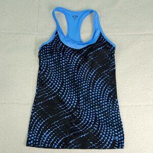 Champion Blue Tank Top w/ Built in Bra Small